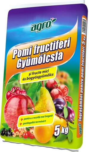 Gyümölcsfa és bogyósgyümölcs műtrágya