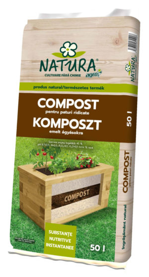 Komposzt emelt ágyásokra
