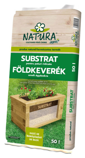 Földkeverék emelt ágyásokra